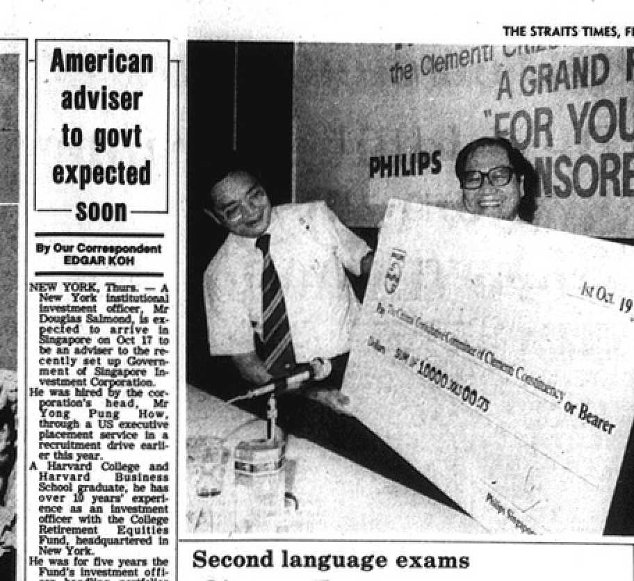 Straits Times: American advisor to GOVT expected soon